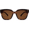 image:imageSOJOS Polarized Sunglasses for Women Men Trendy Square Large Sun Glasses SJ2149Dark Brown TortoiseBrown