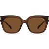 image:imageSOJOS Polarized Sunglasses for Women Men Trendy Square Large Sun Glasses SJ2149Transparent BrownBrown
