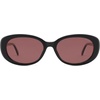 image:imageSOJOS Retro Oval Polarized Sunglasses for Women Men Vintage 90s Style Womens Mens Sunnies Sun Glasses SJ2369BlackBurgundy