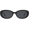 image:imageSOJOS Retro Oval Polarized Sunglasses for Women Men Vintage 90s Style Womens Mens Sunnies Sun Glasses SJ2369BlackGrey