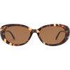 image:imageSOJOS Retro Oval Polarized Sunglasses for Women Men Vintage 90s Style Womens Mens Sunnies Sun Glasses SJ2369Brown TortoiseBrown
