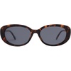 image:imageSOJOS Retro Oval Polarized Sunglasses for Women Men Vintage 90s Style Womens Mens Sunnies Sun Glasses SJ2369Dark TortoiseLight Grey