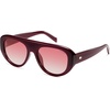 image:imageSOJOS Retro Oversized Aviator Polarized Sunglasses for Women Trendy Shades Vintage Style Chic Sun Glasses SJ2706Red  Pink Lens