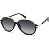 image:imageSOJOS Retro Oversized Polarized Aviator Sunglasses for Women Men Trendy Vintage Square Sun Glasses SJ2681BlackGrey Grading