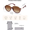 image:imageSOJOS Retro Oversized Polarized Aviator Sunglasses for Women Men Trendy Vintage Square Sun Glasses SJ2681RedBrown Grading