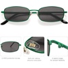 image:imageSOJOS Trendy Rectangle Sunglasses Womens Mens Retro 80s 90s Y2k Chic Narrow Thin Skinny Sunnies SJ1187GreenGrey