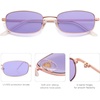 image:imageSOJOS Trendy Rectangle Sunglasses Womens Mens Retro 80s 90s Y2k Chic Narrow Thin Skinny Sunnies SJ1187Rose GoldPurple