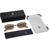 image:imageSOJOS Trendy Rectangle Sunglasses Womens Mens Retro 80s 90s Y2k Chic Narrow Thin Skinny Sunnies SJ1187SilverBrown