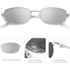 image:imageSOJOS Trendy Rectangle Sunglasses Womens Mens Retro 80s 90s Y2k Chic Narrow Thin Skinny Sunnies SJ1187SilverSilver