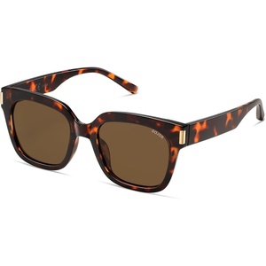 image:imageSOJOS Polarized Sunglasses for Women Men Trendy Square Large Sun Glasses SJ2149Brown TortoiseBrown