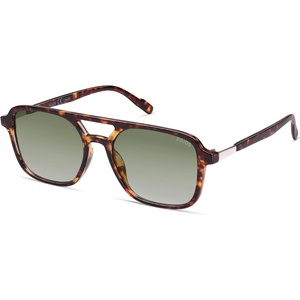 image:imageSOJOS Retro Aviator Sunglasses for Women MenTrendy Rectangle Womens Mens Shades Sun Glasses SJ2202Tortoise FrameGreen Grading Lens