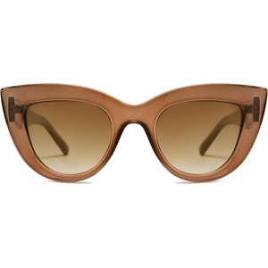 image:imageSOJOS Retro Small Vintage Cat Eye Sunglasses for Women Cute Fashion UV400 Sunnies SJ2939Dark BrownBrown