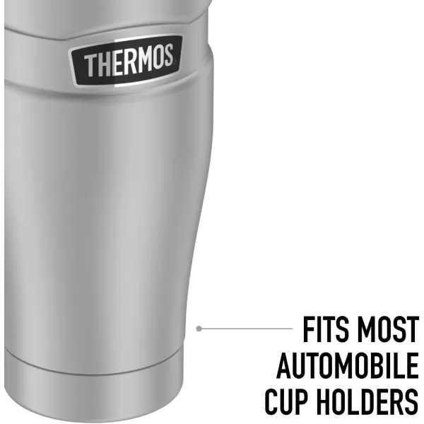 THERMOS Temple University OFFICIAL Jersey Stripes STAINLESS KING Stainless Steel Travel Tumbler Vacuum insulated ampamp Double Wall 16oz