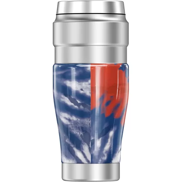 THERMOS Temple University OFFICIAL TieDye STAINLESS KING Stainless Steel Travel Tumbler Vacuum insulated ampamp Double Wall 16ozBOISE STATE UNIVERSITY