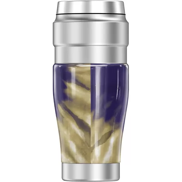 THERMOS Temple University OFFICIAL TieDye STAINLESS KING Stainless Steel Travel Tumbler Vacuum insulated ampamp Double Wall 16ozJAMES MADISON UNIVERSITY