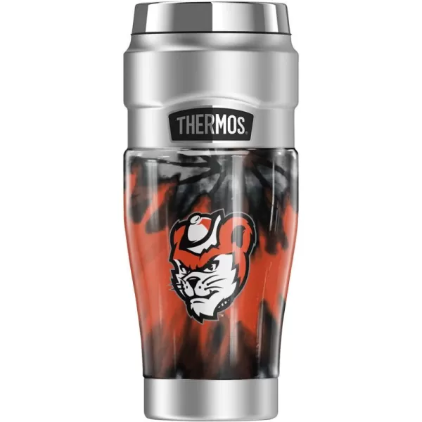 THERMOS Temple University OFFICIAL TieDye STAINLESS KING Stainless Steel Travel Tumbler Vacuum insulated ampamp Double Wall 16ozSAM HOUSTON STATE UNIVERSITY