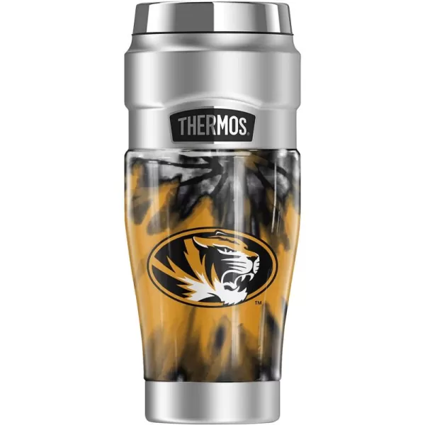 THERMOS Temple University OFFICIAL TieDye STAINLESS KING Stainless Steel Travel Tumbler Vacuum insulated ampamp Double Wall 16ozUNIVERSITY OF MISSOURI