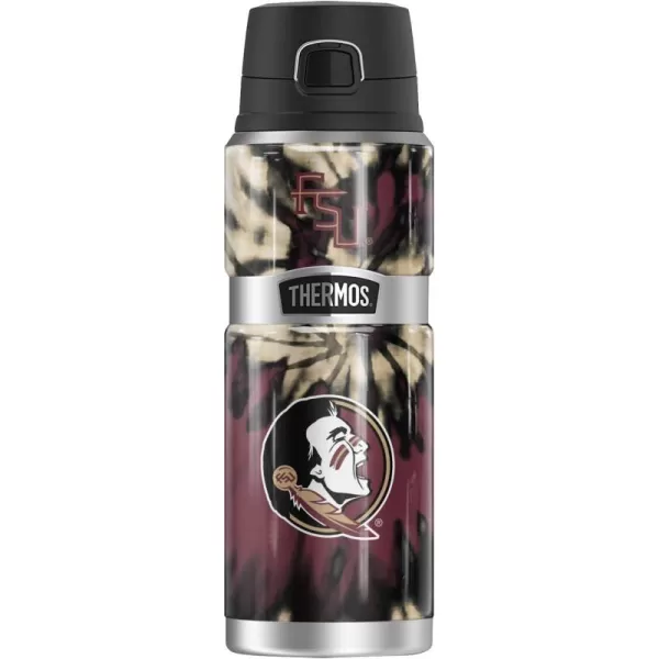 Temple University OFFICIAL TieDye THERMOS STAINLESS KING Stainless Steel Drink Bottle Vacuum insulated ampamp Double Wall 24ozFLORIDA STATE UNIVERSITY