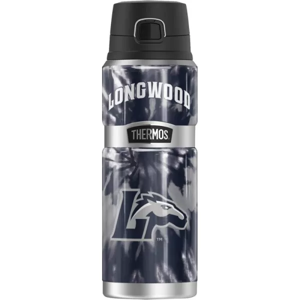 Temple University OFFICIAL TieDye THERMOS STAINLESS KING Stainless Steel Drink Bottle Vacuum insulated ampamp Double Wall 24ozLONGWOOD UNIVERSITY