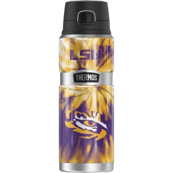 Temple University OFFICIAL TieDye THERMOS STAINLESS KING Stainless Steel Drink Bottle Vacuum insulated ampamp Double Wall 24ozLOUSIANA STATE UNIVERSITY