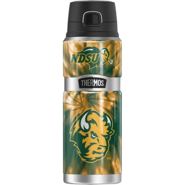 Temple University OFFICIAL TieDye THERMOS STAINLESS KING Stainless Steel Drink Bottle Vacuum insulated ampamp Double Wall 24ozNORTH DAKOTA STATE UNIVERSITY