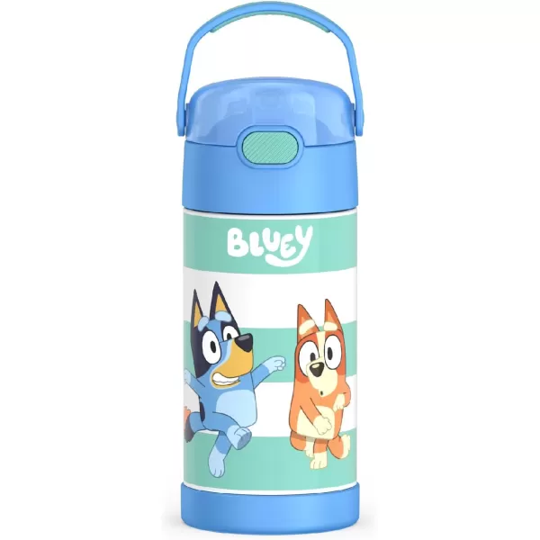 THERMOS FUNTAINER Water Bottle with Straw  12 Ounce Sonic the Hedgehog  Kids Stainless Steel Vacuum Insulated Water Bottle with LidBluey