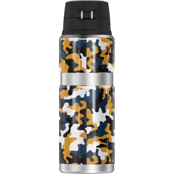 THERMOS Georgia Tech OFFICIAL Camo STAINLESS KING Stainless Steel Drink Bottle Vacuum insulated amp Double Wall 24oz24 oz Bottle Camo