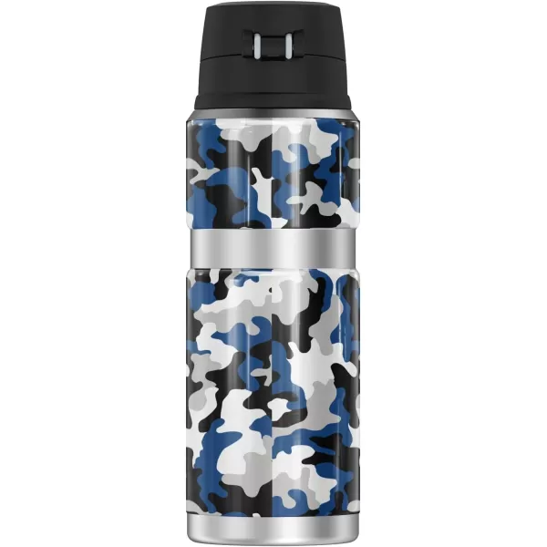 THERMOS Indiana State University OFFICIAL Camo STAINLESS KING Stainless Steel Drink Bottle Vacuum insulated amp Double Wall 24oz24 oz Bottle Camo