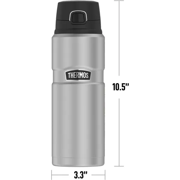 THERMOS Indiana State University OFFICIAL Camo STAINLESS KING Stainless Steel Drink Bottle Vacuum insulated amp Double Wall 24oz24 oz Bottle Camo