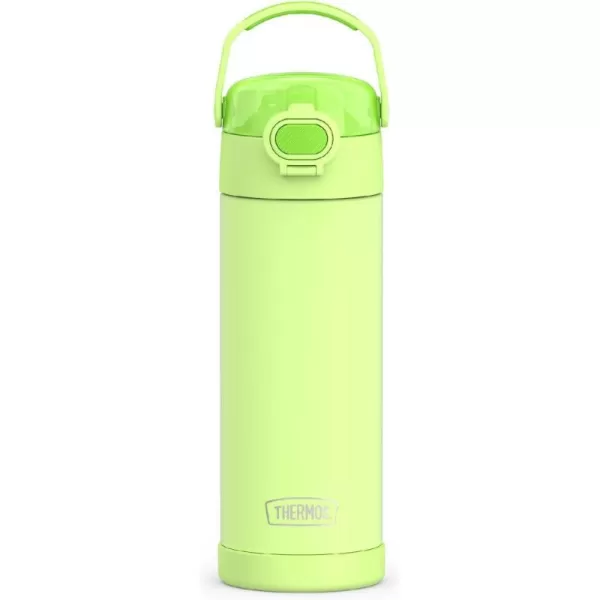 THERMOS FUNTAINER 16 Ounce Stainless Steel Vacuum Insulated Bottle with Wide Spout Lid Graffiti BoyNeon Lime