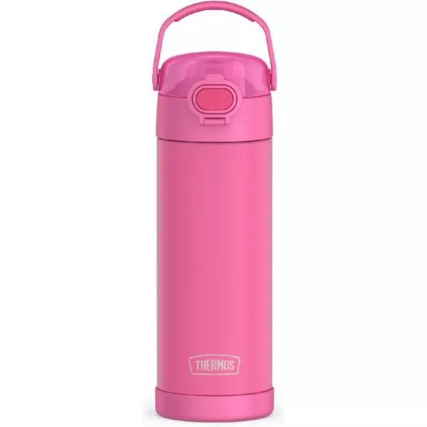 THERMOS FUNTAINER 16 Ounce Stainless Steel Vacuum Insulated Bottle with Wide Spout Lid Graffiti BoyNeon Pink