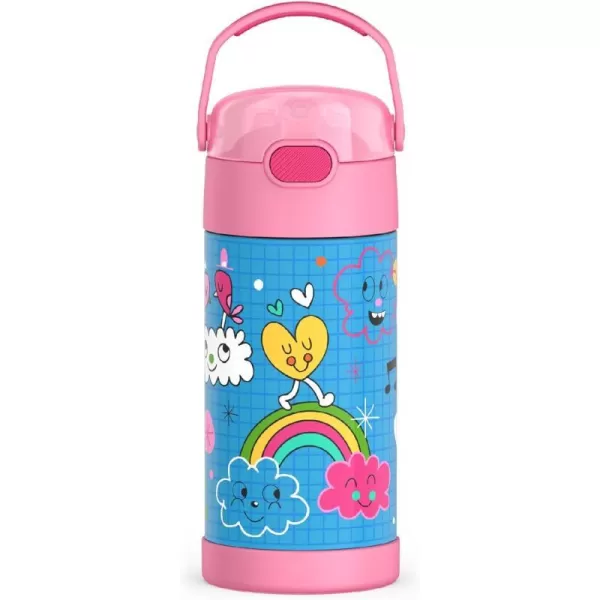 THERMOS FUNTAINER Water Bottle with Straw  12 Ounce Space Frog  Kids Stainless Steel Vacuum Insulated Water Bottle with LidSketchbook