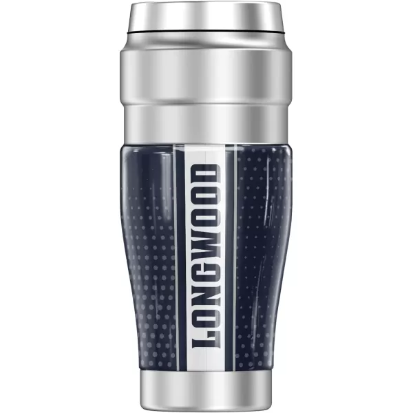 THERMOS Longwood University Official Collection STAINLESS KING Stainless Steel Travel Tumbler Vacuum insulated amp Double Wall 16ozRADIAL DOTS