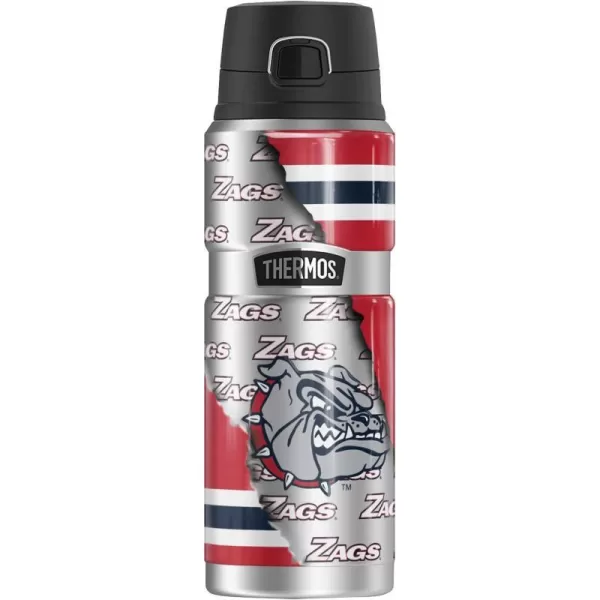 THERMOS Gonzaga University OFFICIAL Camo STAINLESS KING Stainless Steel Drink Bottle Vacuum insulated amp Double Wall 24oz24 oz Bottle LET ER RIP