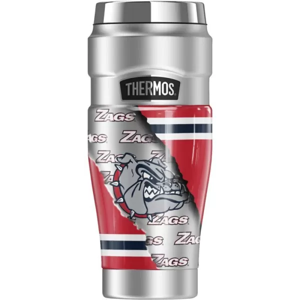 THERMOS Gonzaga University OFFICIAL Let Er Rip STAINLESS KING Stainless Steel Travel Tumbler Vacuum insulated amp Double Wall 16oz16 oz Tumbler LET ER RIP