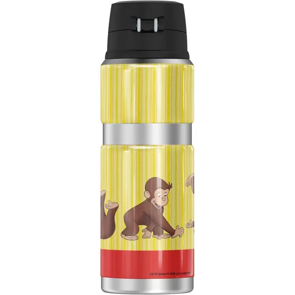 Curious George Rolling George THERMOS STAINLESS KING Stainless Steel Drink Bottle Vacuum insulated amp Double Wall 24ozCurious George Rolling George THERMOS STAINLESS KING Stainless Steel Drink Bottle Vacuum insulated amp Double Wall 24oz