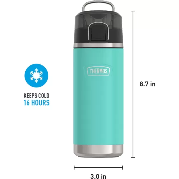 ICON SERIES BY THERMOS Stainless Steel Kids Water Bottle with Spout 18 Ounce Hot Pink18 Ounce Seafoam