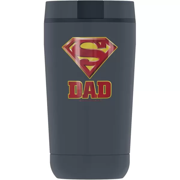 THERMOS Superman Super Kid Shield Logo GUARDIAN COLLECTION Stainless Steel Travel Tumbler Vacuum insulated amp Double Wall 12oz12 oz Tumbler Sm Super Dad