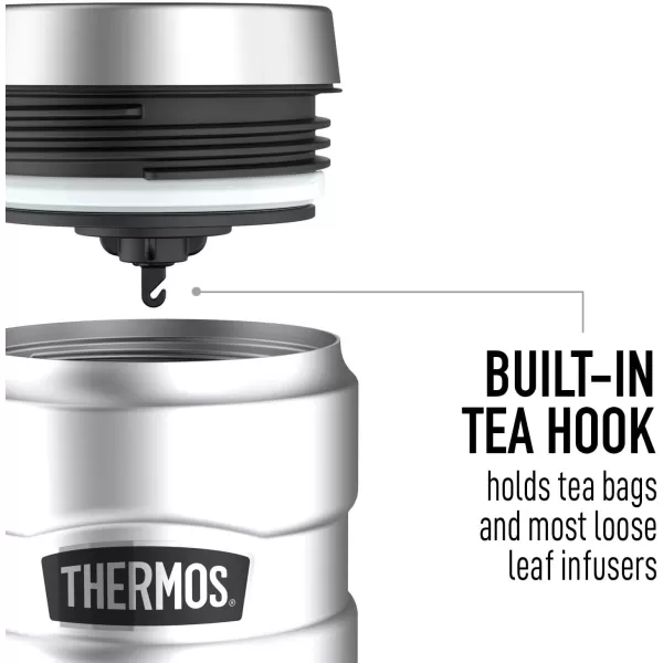 THERMOS The Flash Zoom Logo Black STAINLESS KING Stainless Steel Travel Tumbler Vacuum insulated amp Double Wall 16ozTHERMOS The Flash Zoom Logo Black STAINLESS KING Stainless Steel Travel Tumbler Vacuum insulated amp Double Wall 16oz