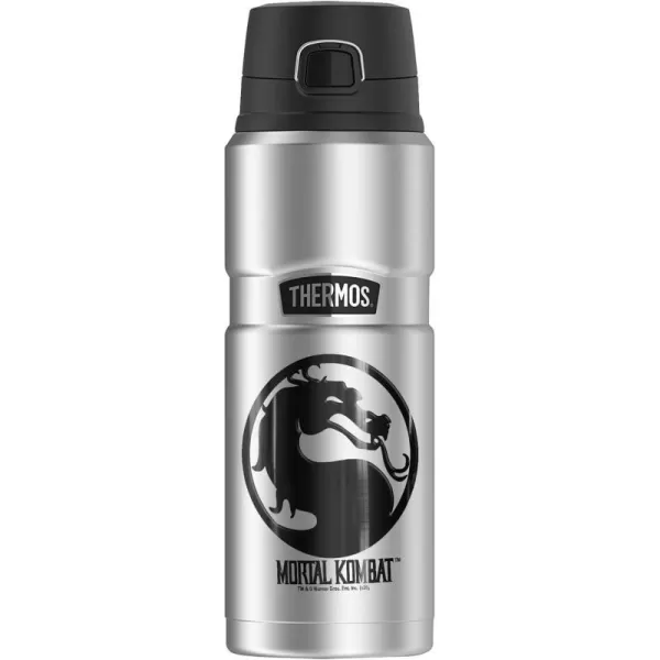 Mortal Kombat X Symbol THERMOS STAINLESS KING Stainless Steel Drink Bottle Vacuum insulated amp Double Wall 24ozMortal Kombat X Symbol THERMOS STAINLESS KING Stainless Steel Drink Bottle Vacuum insulated amp Double Wall 24oz