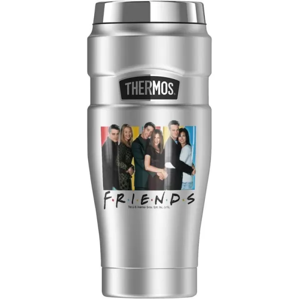 THERMOS Friends Central Perk Coffee Logo STAINLESS KING Stainless Steel Travel Tumbler Vacuum insulated amp Double Wall 16oz1 Count Pack of 1 Its All About Friends