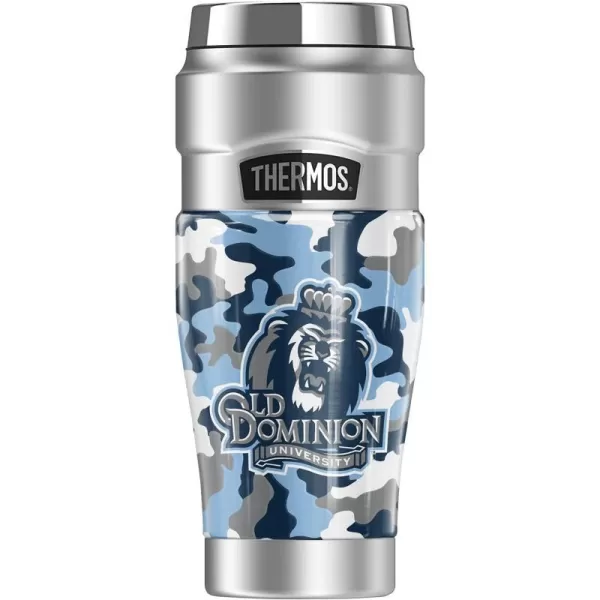 THERMOS Old Dominion University OFFICIAL TieDye STAINLESS KING Stainless Steel Travel Tumbler Vacuum insulated amp Double Wall 16oz16 oz Tumbler Camo