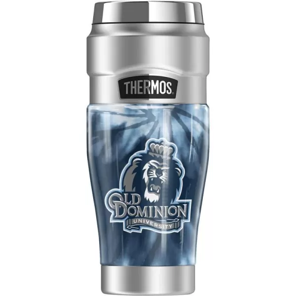 THERMOS Old Dominion University OFFICIAL TieDye STAINLESS KING Stainless Steel Travel Tumbler Vacuum insulated amp Double Wall 16oz16 oz Tumbler TIEDYE