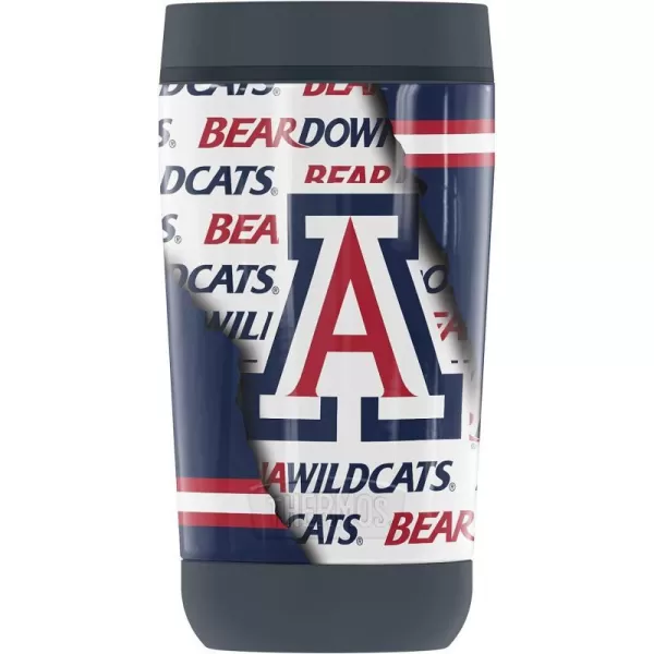 THERMOS University of Arizona OFFICIAL Logo Pattern GUARDIAN COLLECTION Stainless Steel Travel Tumbler Vacuum insulated amp Double Wall 12 oz12 oz Tumbler LET EM RIP