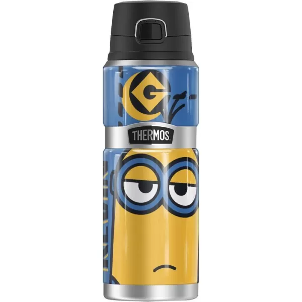 Minions Minion Stuart Red THERMOS STAINLESS KING Stainless Steel Drink Bottle Vacuum insulated amp Double Wall 24oz24 oz Bottle KEVIN BLUE