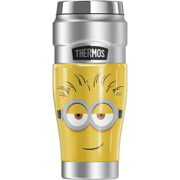 THERMOS Minions Carl Face STAINLESS KING Stainless Steel Travel Tumbler Vacuum insulated amp Double Wall 16oz16 oz Tumbler PHIL FACE