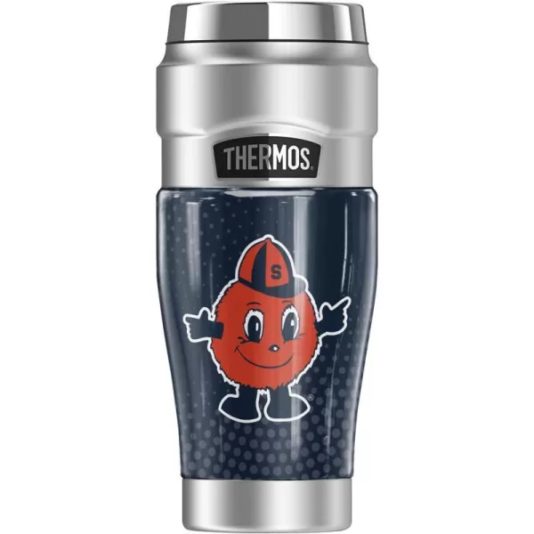 THERMOS SYRACUSE UNIVERSITY OFFICIAL Radial Dots STAINLESS KING Stainless Steel Travel Tumbler Vacuum insulated amp Double Wall 16oz16 oz Tumbler RADIAL DOTS