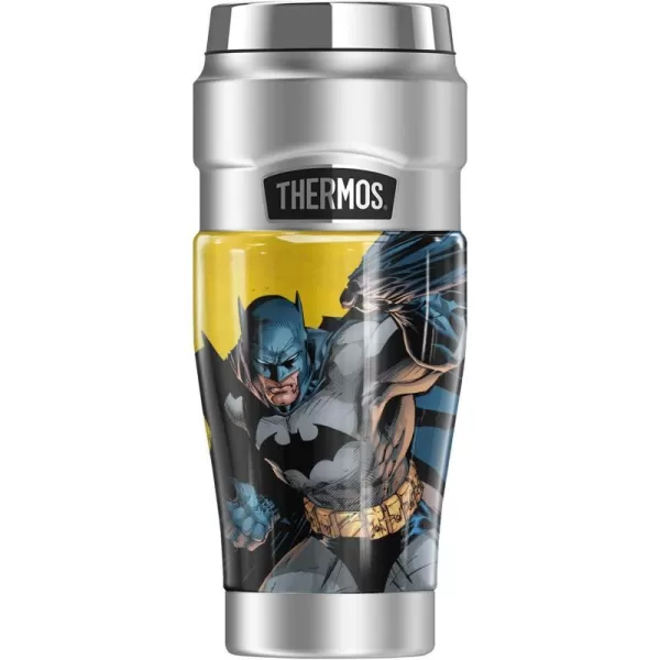 THERMOS Wonder Woman Character STAINLESS KING Stainless Steel Travel Tumbler Vacuum insulated amp Double Wall 16oz16 oz Tumbler Batman