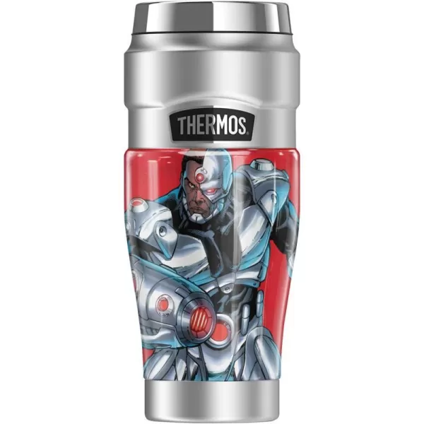 THERMOS Wonder Woman Character STAINLESS KING Stainless Steel Travel Tumbler Vacuum insulated amp Double Wall 16oz16 oz Tumbler Cyborg