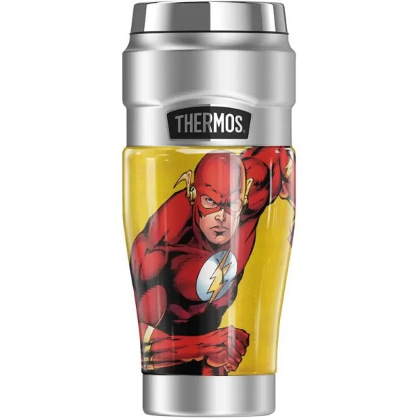 THERMOS Wonder Woman Character STAINLESS KING Stainless Steel Travel Tumbler Vacuum insulated amp Double Wall 16oz16 oz Tumbler Flash